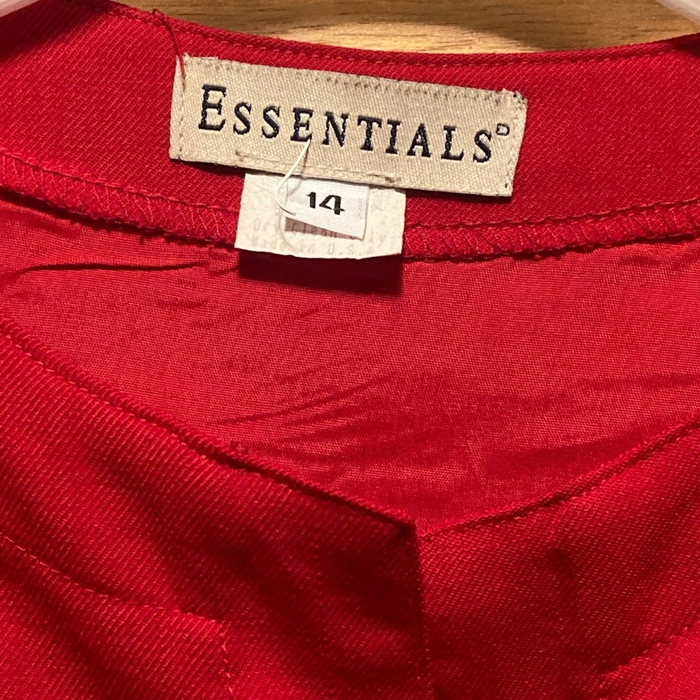 Essentials Red Jacket - Picture 5 of 12